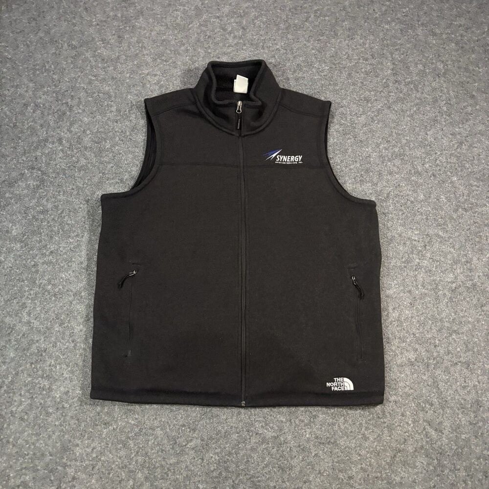 The North Face Full-Zip Vest Men’s 2XL Logo Outdoor Hiking Black